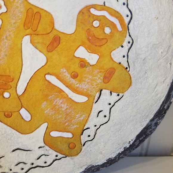 Slate Christmas Gingerbread Men Sign - Picture 3 of 10